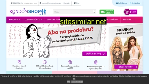 kondomshop.sk alternative sites