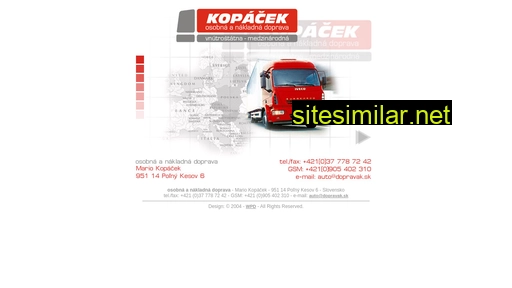 kopacek.sk alternative sites
