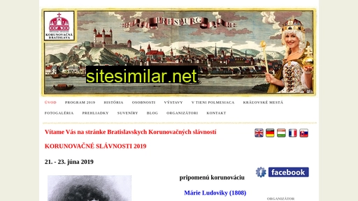 korunovacie.sk alternative sites