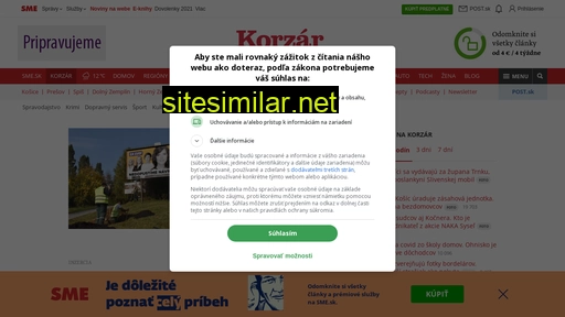 korzar.sme.sk alternative sites