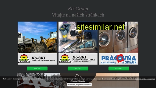 kosgroup.sk alternative sites