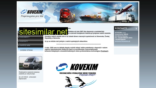 kovexim.sk alternative sites