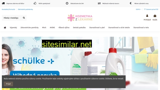 kozmetikazlekarne.sk alternative sites