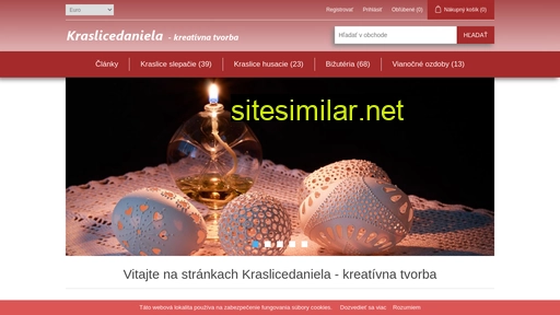 kraslicedaniela.sk alternative sites