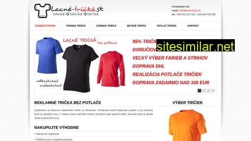 lacne-tricka.sk alternative sites