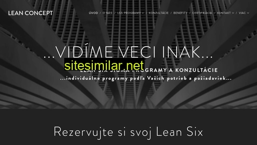 leanconcept.sk alternative sites