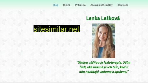 lenkaleskova.sk alternative sites