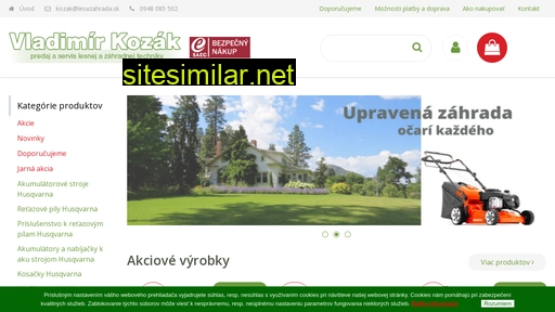 lesazahrada.sk alternative sites