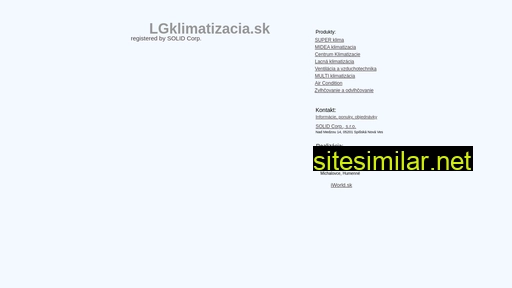 lgklimatizacia.sk alternative sites