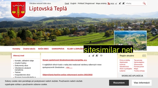liptovskatepla.sk alternative sites
