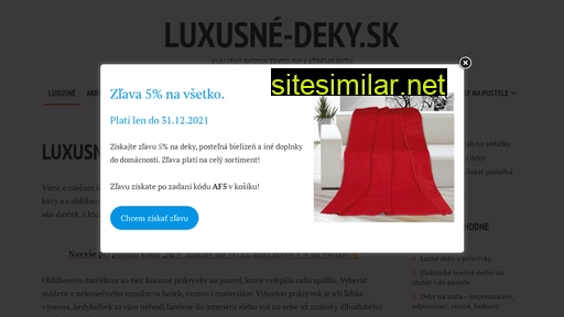 luxusne-deky.sk alternative sites