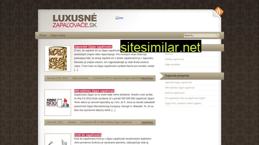 luxusnezapalovace.sk alternative sites