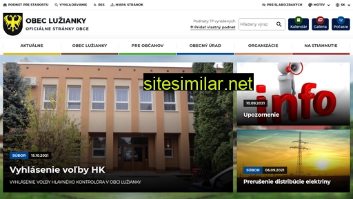 luzianky.sk alternative sites