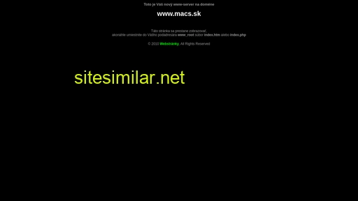 macs.sk alternative sites