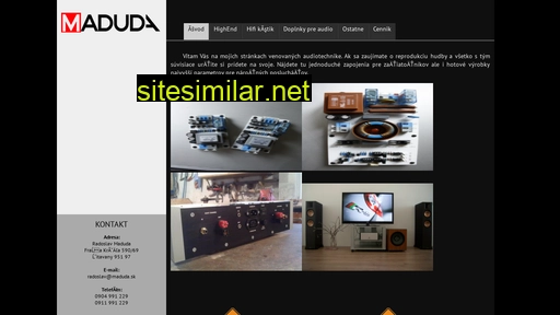 maduda.sk alternative sites