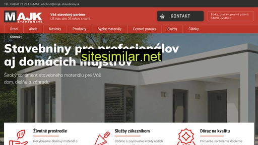 majk-stavebniny.sk alternative sites