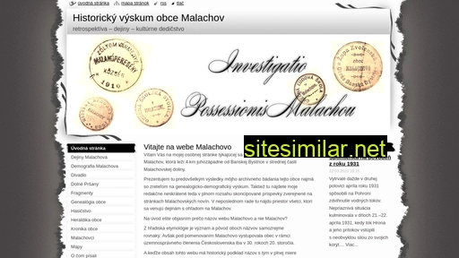 malachovo.sk alternative sites