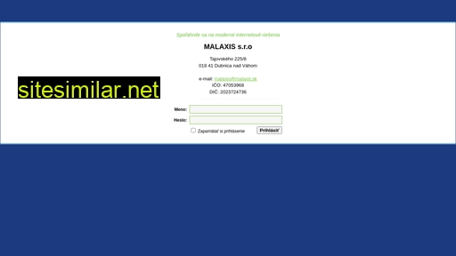 malaxis.sk alternative sites