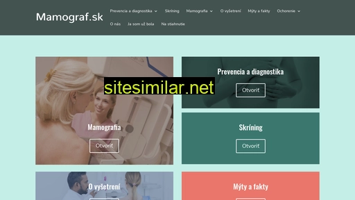 mamograf.sk alternative sites