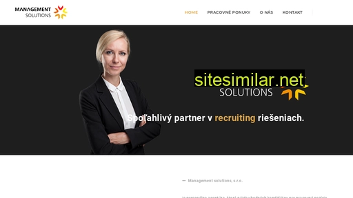 managementsolutions.sk alternative sites