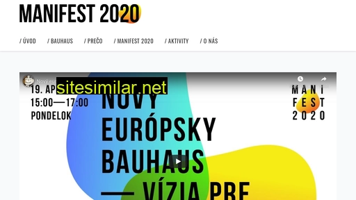 manifest2020.sk alternative sites