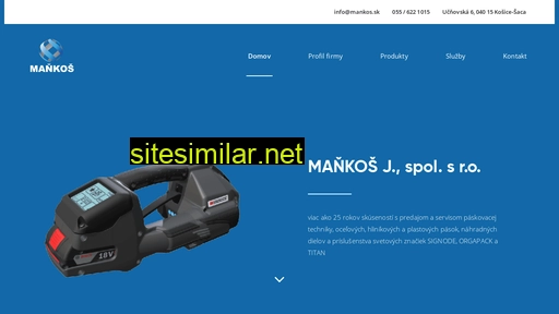 mankos.sk alternative sites