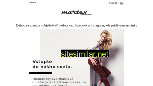 martex-fashion.sk alternative sites