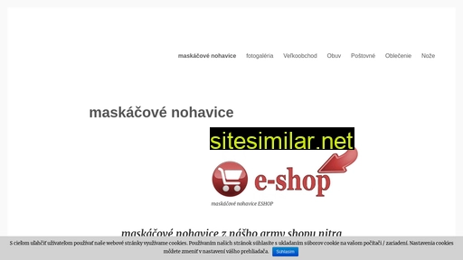 maskacove-nohavice.sk alternative sites