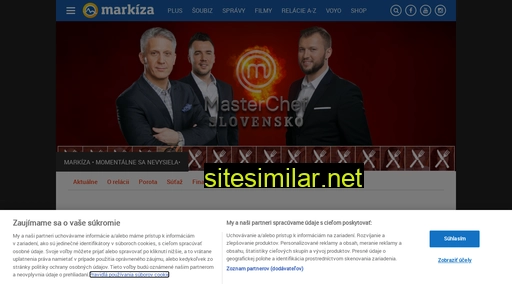 masterchef.markiza.sk alternative sites