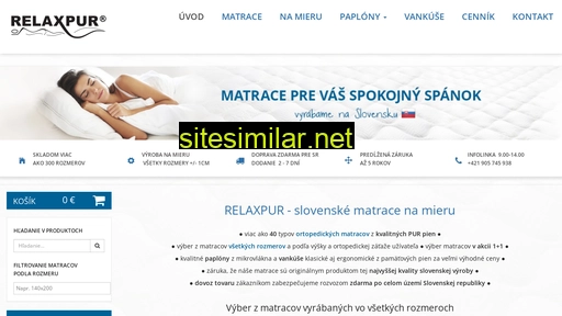 matrace-relaxpur.sk alternative sites
