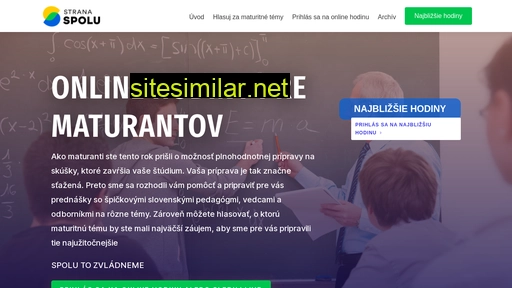 maturujemespolu.sk alternative sites