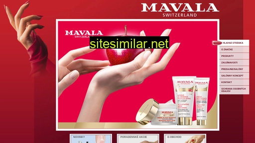 mavala.sk alternative sites
