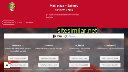 maxipizza.sk alternative sites