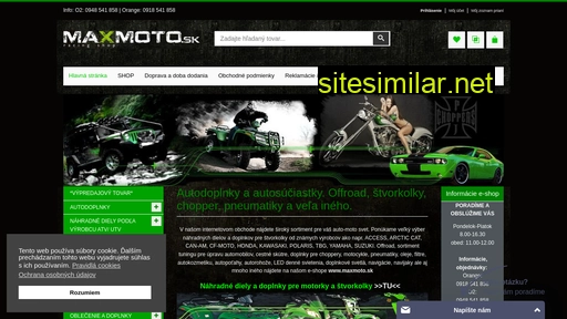 maxmoto.sk alternative sites