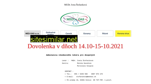 medoas.sk alternative sites