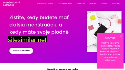 menstruacny-kalendar.sk alternative sites