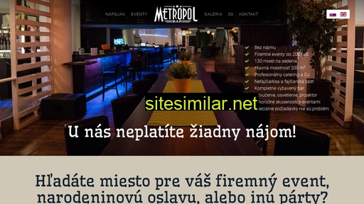 metropolbar.sk alternative sites