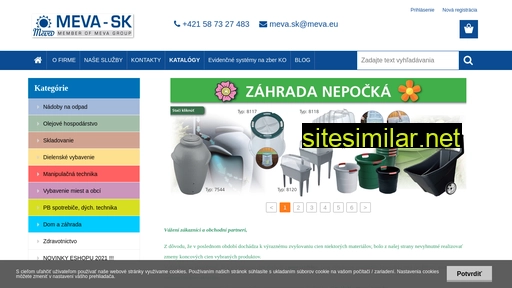 meva.sk alternative sites