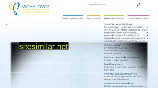 michalovce.sk alternative sites