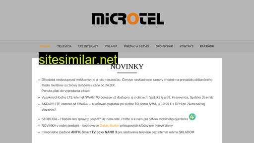 mikrotel.sk alternative sites