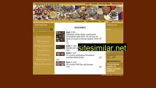 militfaler.sk alternative sites