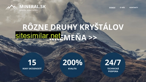 mineral.sk alternative sites