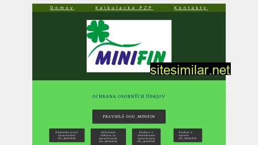 minifinpoistenie.sk alternative sites