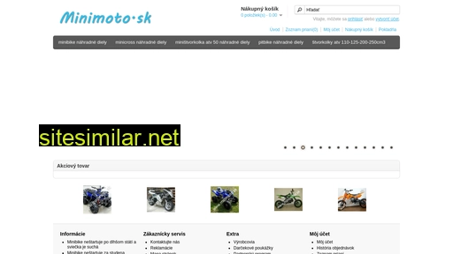 minimoto.sk alternative sites