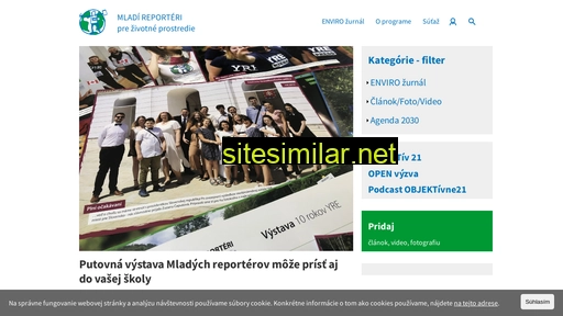 mladireporteri.sk alternative sites