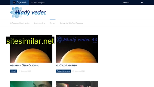 mladyvedec.sk alternative sites