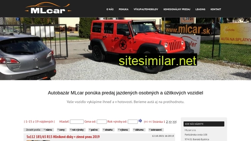 mlcar.sk alternative sites