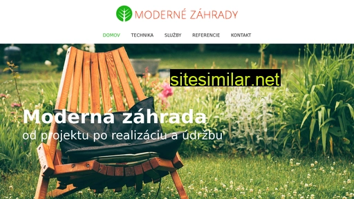 modernezahrady.sk alternative sites