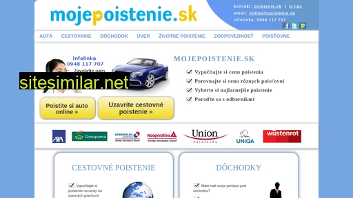 mojepoistenie.sk alternative sites