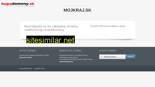 mojkraj.sk alternative sites